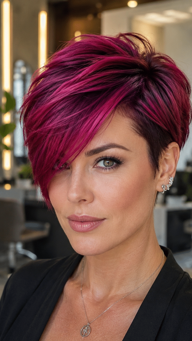 Velvet Magenta Fusion Hair