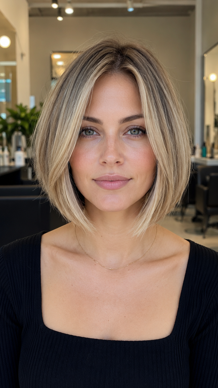 54 Stylish Short Bob Haircuts and Hairstyles 2026 Champagne Beige Blonde Hair