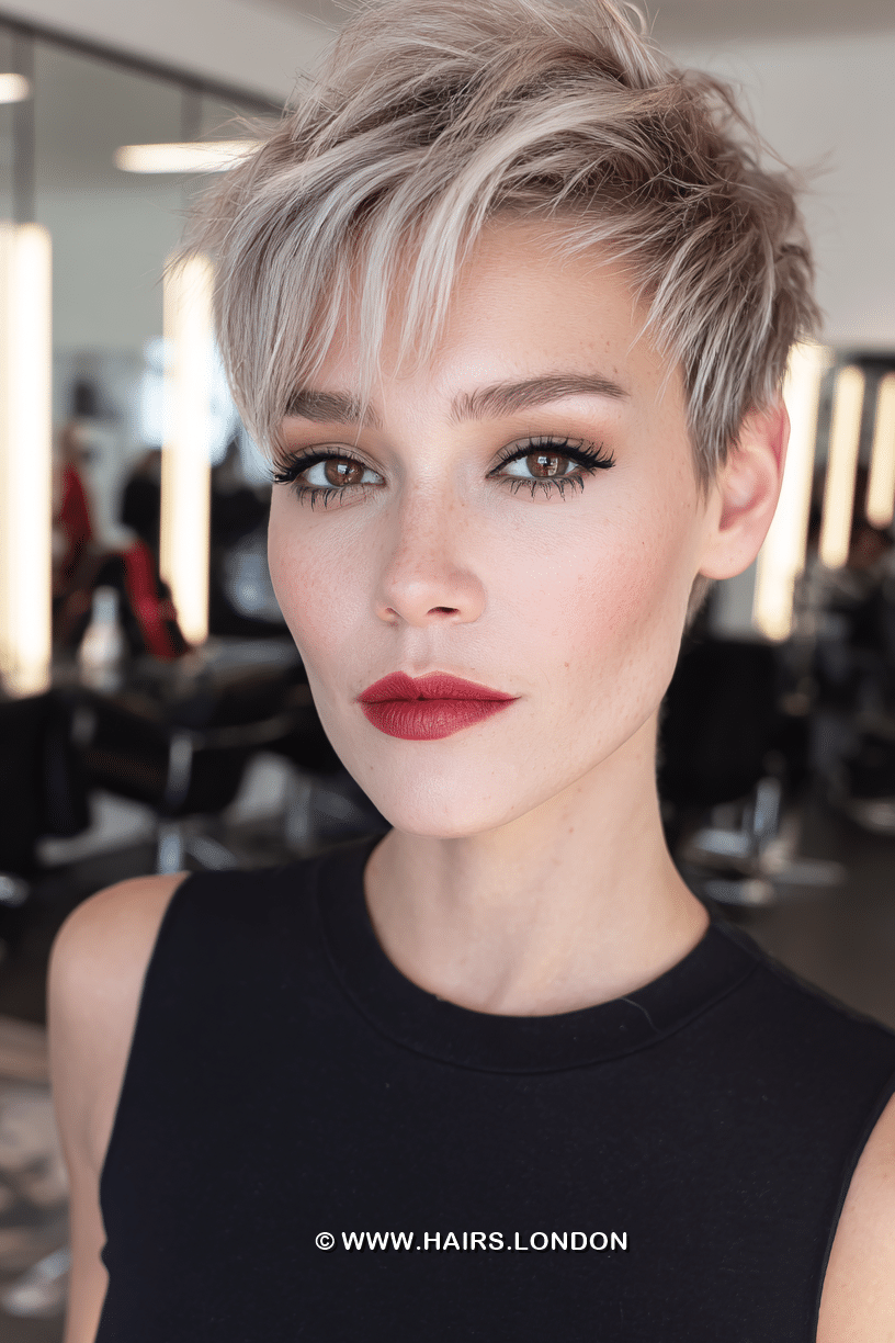 Smoky Silver Blonde Hair