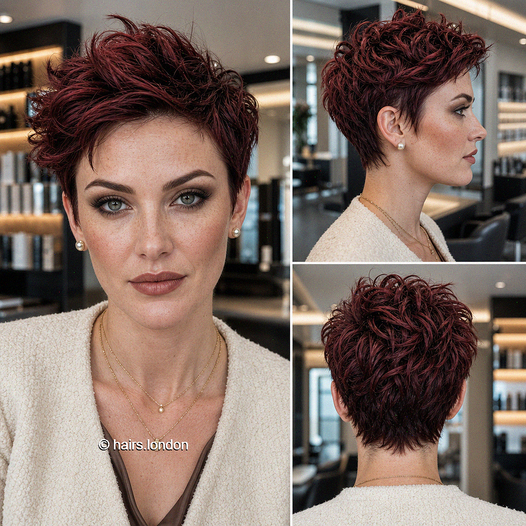 64 Pixie Cuts in Blonde, Red, Brown, Ombre, and Highlights Black Cherry Burgundy Hair