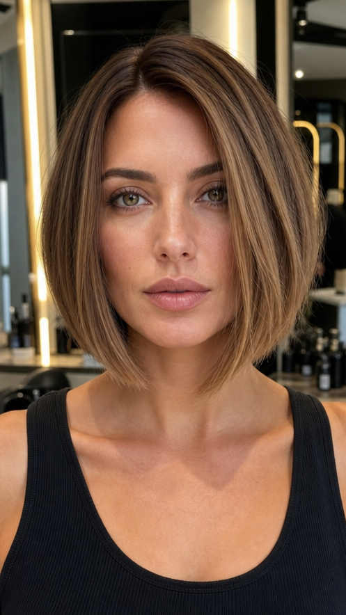 64 Choppy Bob Hairstyles Mushroom Mocha Blend Hair
