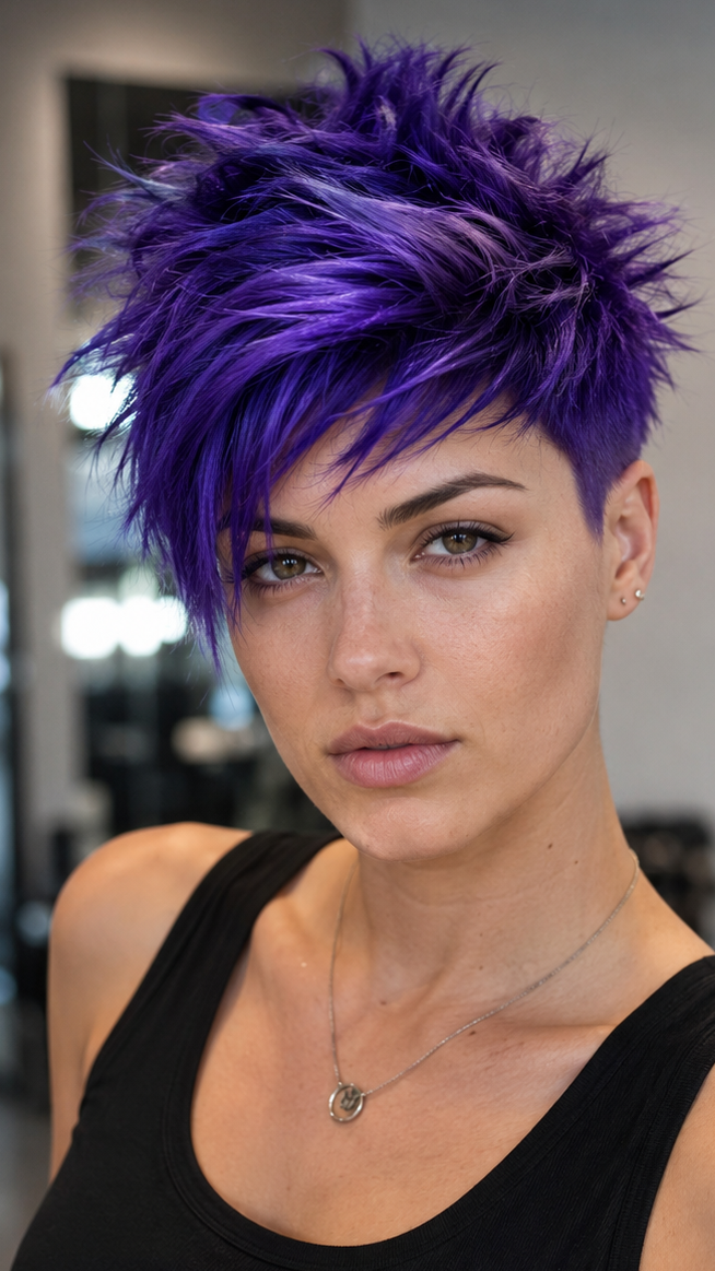 Electric Amethyst Hair