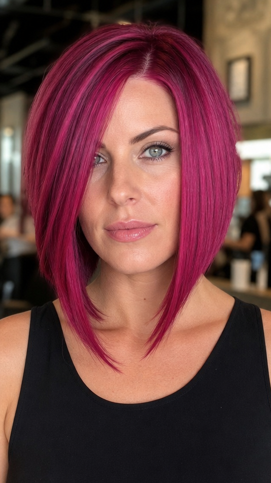 Fuchsia Berry Luxe Hair