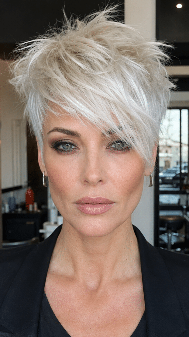 Frosted Pearl Platinum Hair