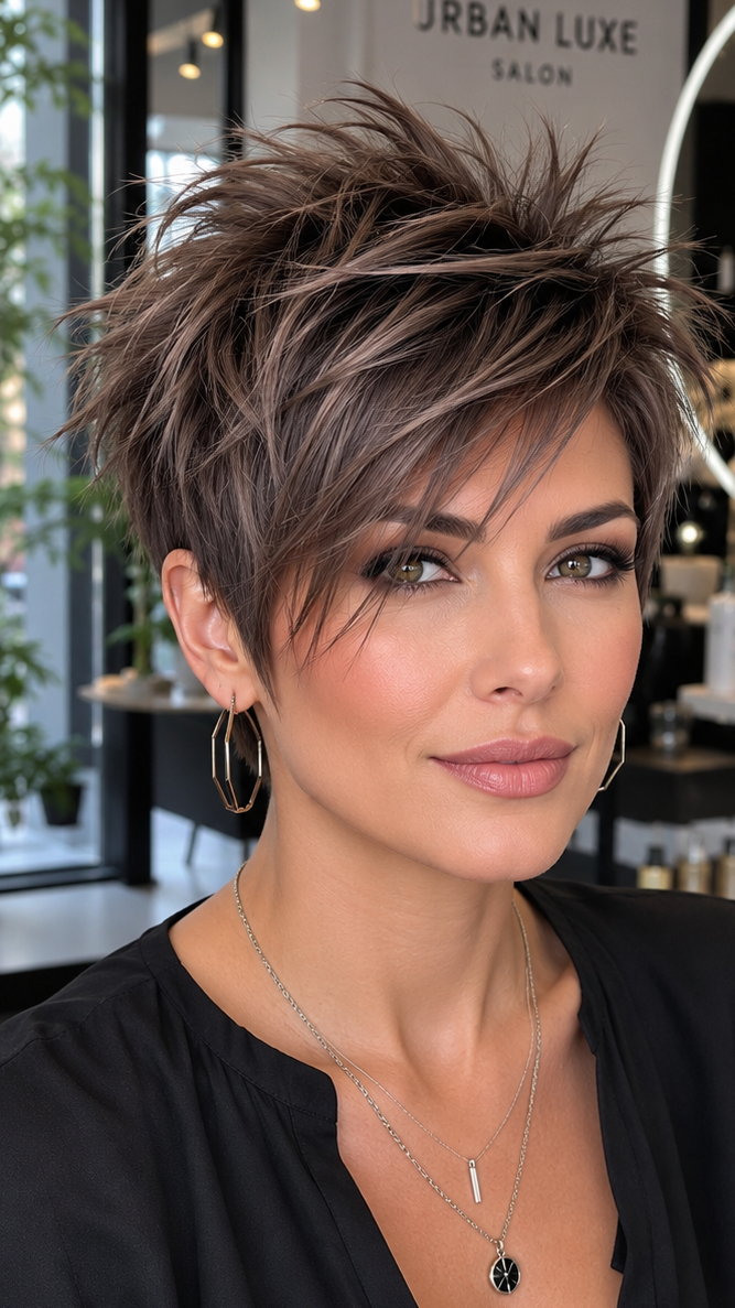 Smoky Mushroom Brown Hair