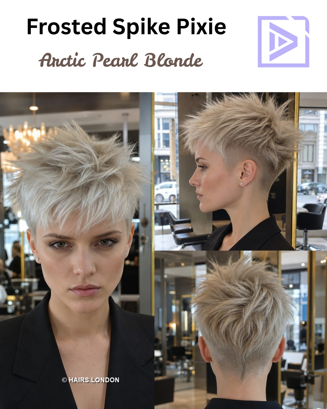75 Stylish Pixie Haircuts for Thick Hair Arctic Pearl Blonde Hair