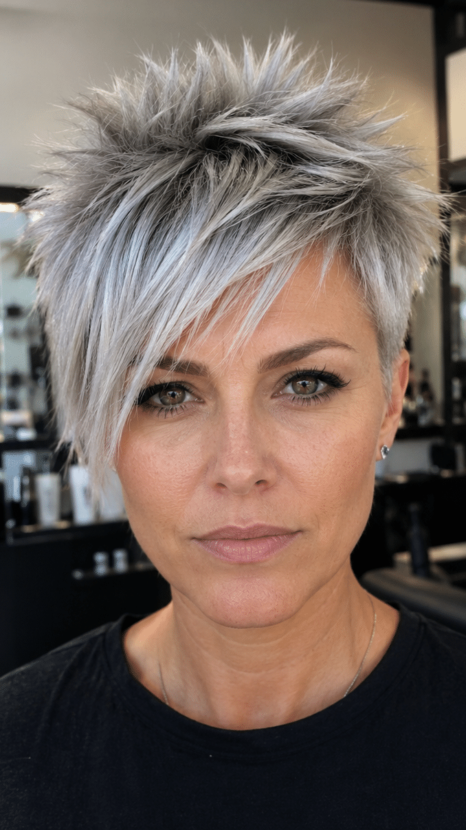 Arctic Ice Silver Hair