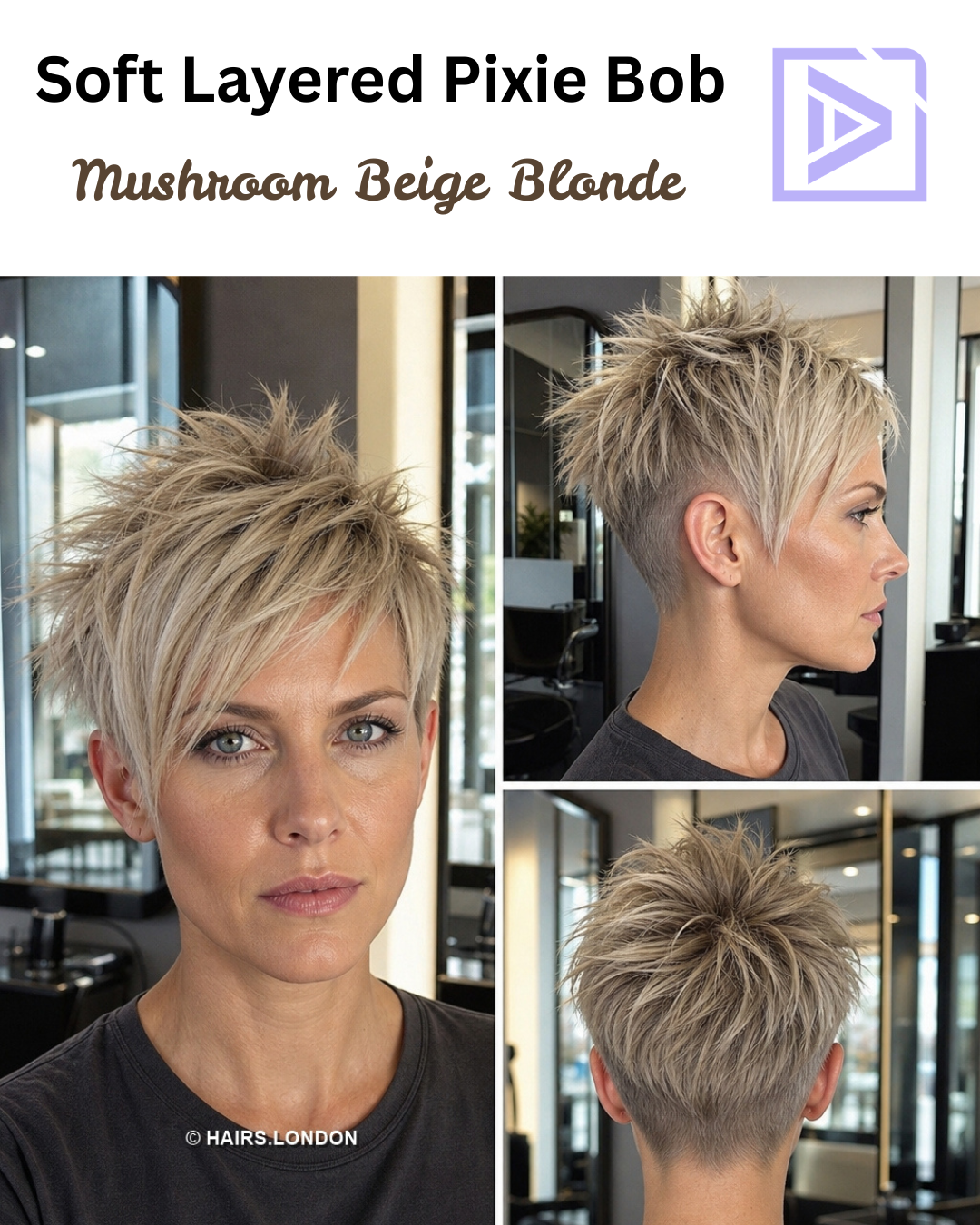 Mushroom Beige Blonde Hair