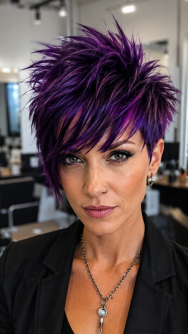 Midnight Orchid Hair