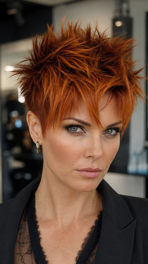 Burnished Copper Spice Hair