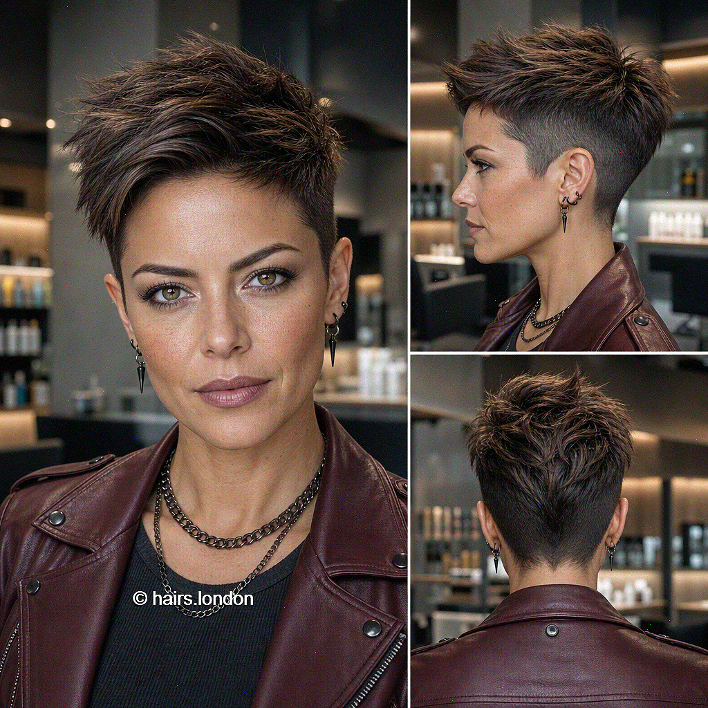 80 Cute Short Pixie Haircuts for a Blend of Femininity and Practicality Rich Espresso Mocha Hair