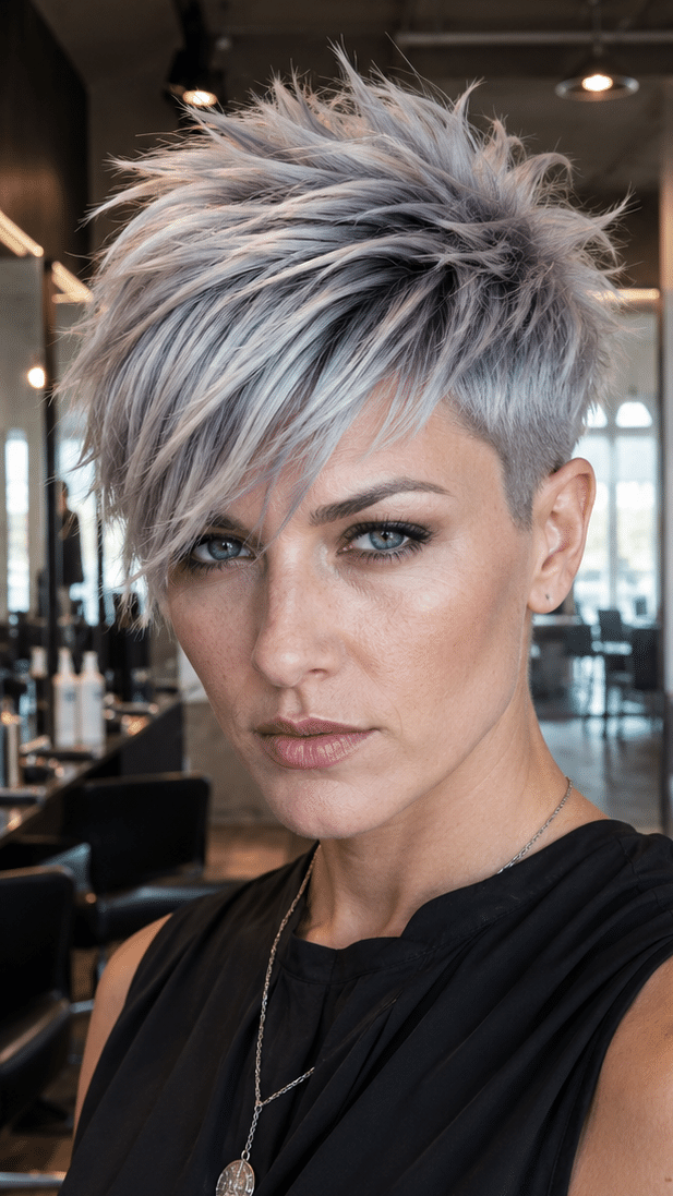 Platinum Frost Silver Hair