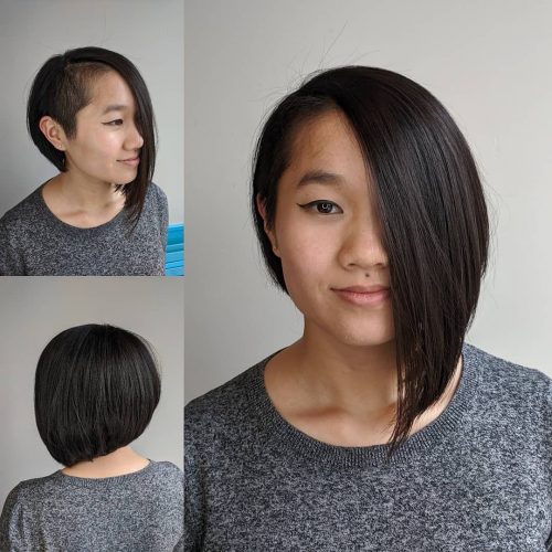 46 Stylish Ways to Wear a Modern Undercut Bob Haircut