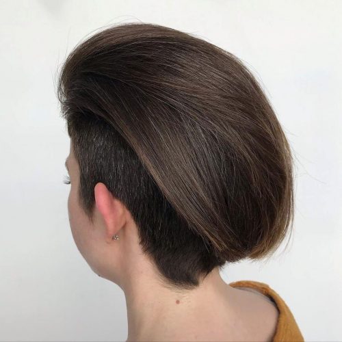 46 Stylish Ways to Wear a Modern Undercut Bob Haircut