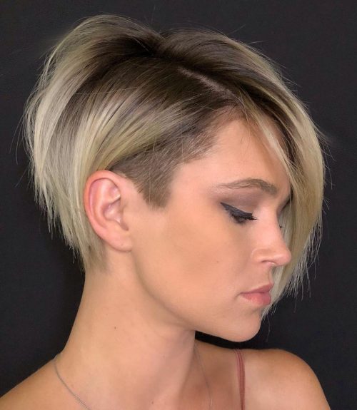 46 Stylish Ways to Wear a Modern Undercut Bob Haircut