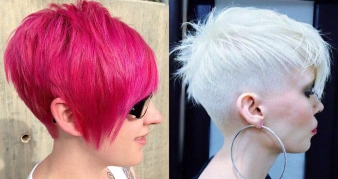 Blonde-Red-Brown-Ombre-ed-and-Highlighted-Pixie-Cuts-for-Any-Taste