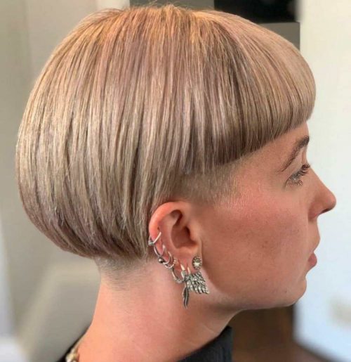 46 Stylish Ways to Wear a Modern Undercut Bob Haircut