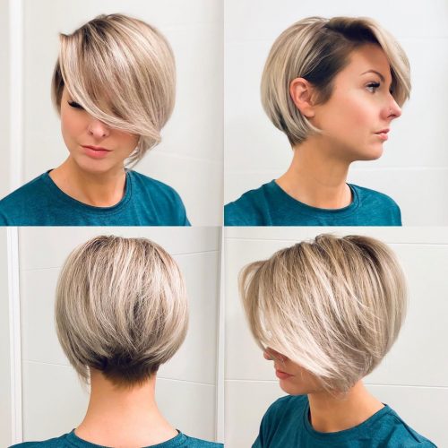 46 Stylish Ways to Wear a Modern Undercut Bob Haircut