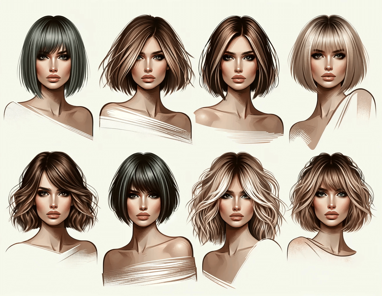 Convenient Medium Bob Hairstyles