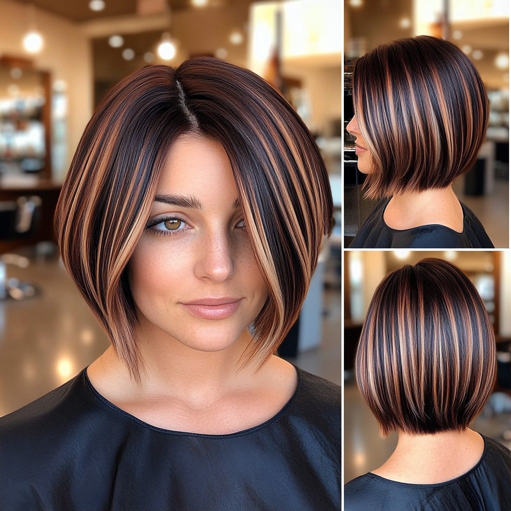 Copper Chestnut Balayage Hair