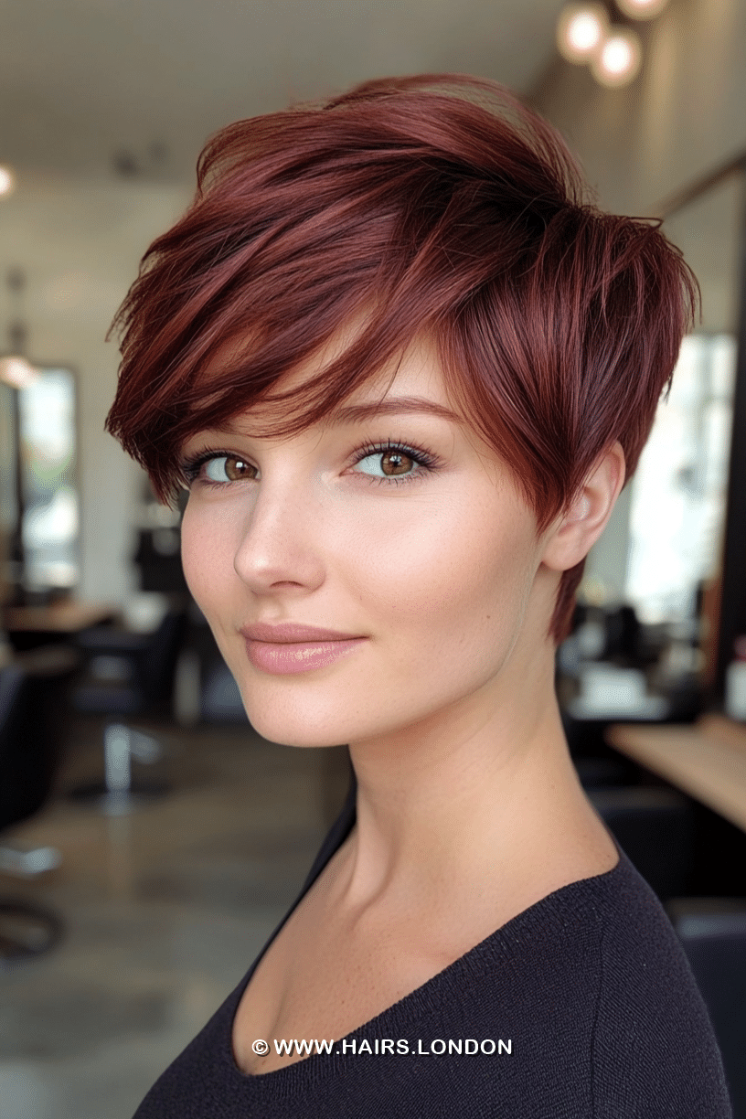 Deep Burgundy Wine Hair