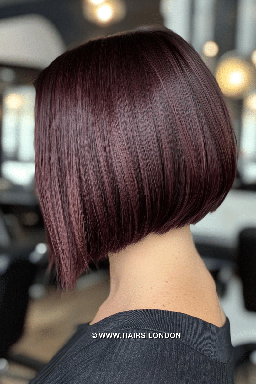 Deep Burgundy Wine Hair