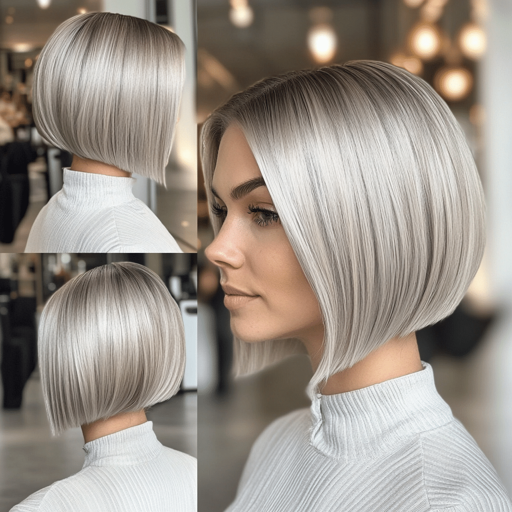 Iced Platinum Blonde Hair