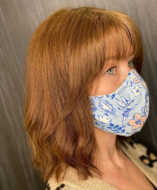 37 Versatile Medium-Length Haircuts with Bangs