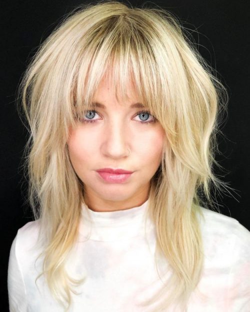 35 Most Universal Medium-Length Haircuts with Bangs