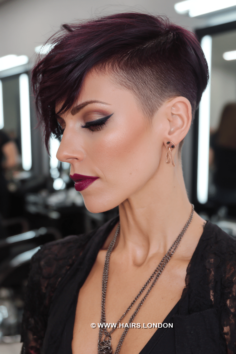 Midnight Plum Wine Hair