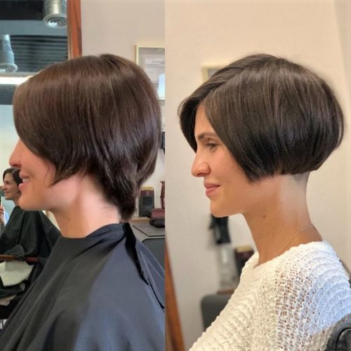 46 Stylish Ways to Wear a Modern Undercut Bob Haircut