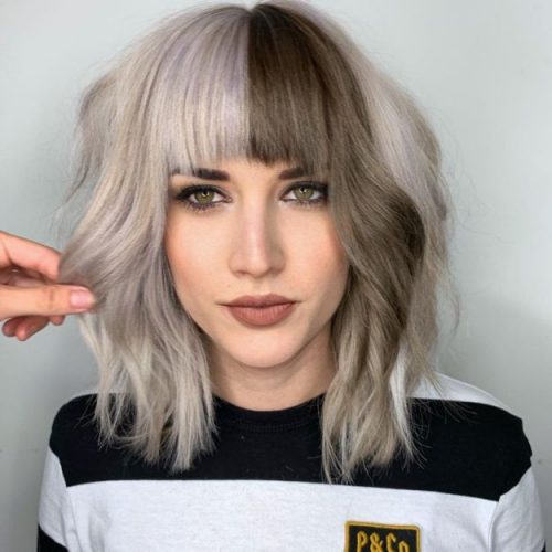 35 Most Universal Medium-Length Haircuts with Bangs