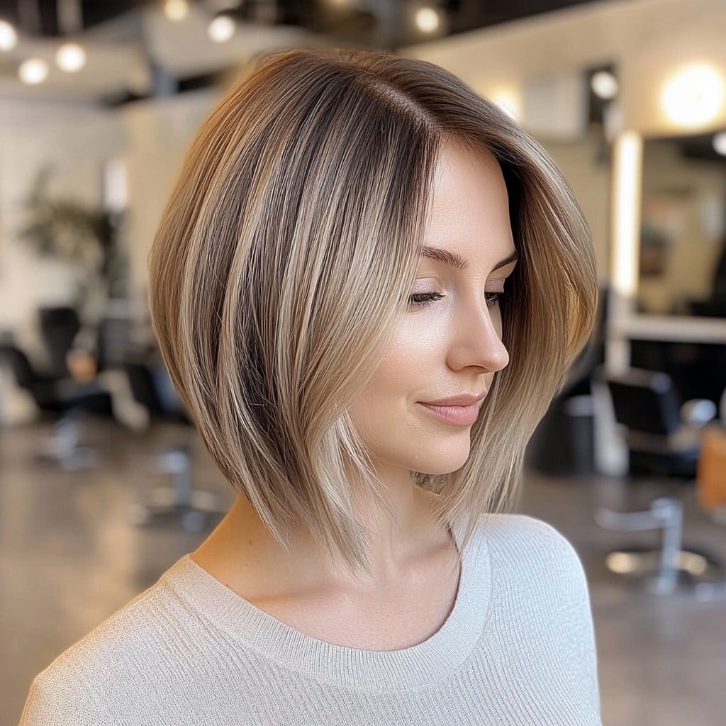 Rooted Ash Blonde Hair