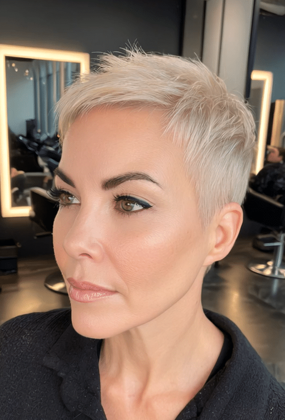 Frosted Pearl Blonde Hair