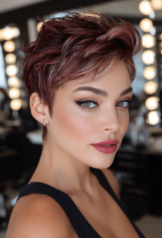 Deep Burgundy Wine Hair