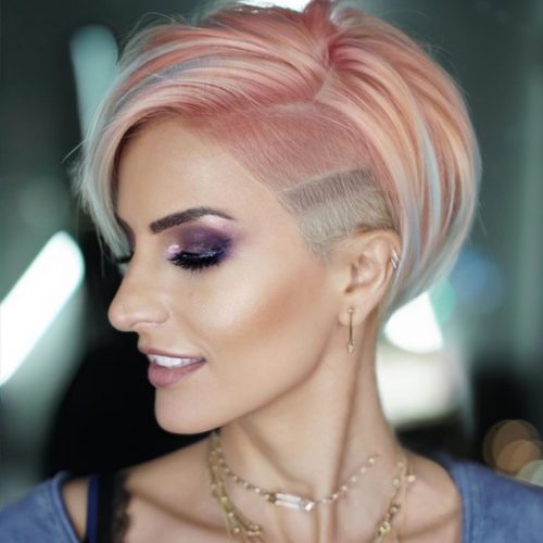 46 Stylish Ways to Wear a Modern Undercut Bob Haircut