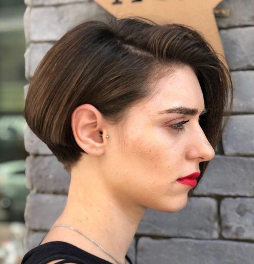 46 Stylish Ways to Wear a Modern Undercut Bob Haircut