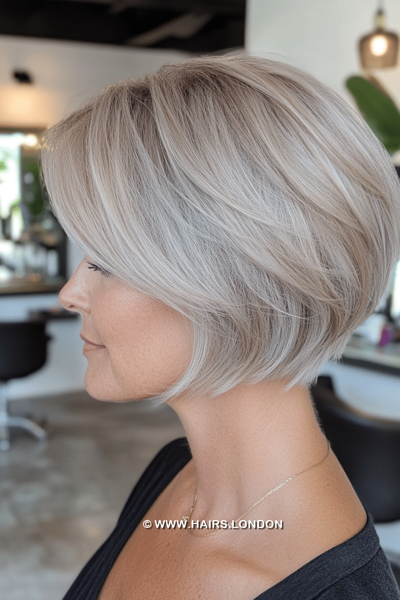 Soft Silver Blonde Hair