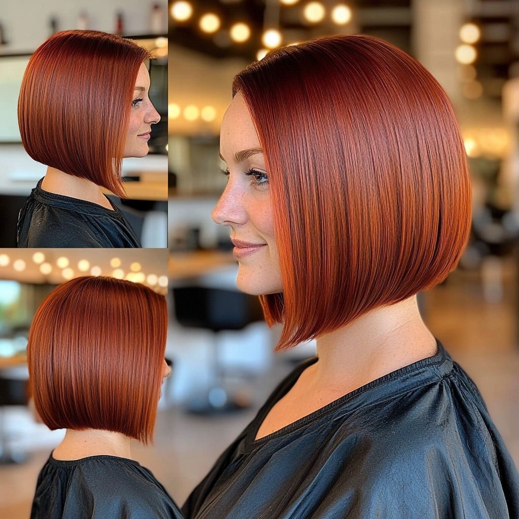 Vibrant Copper Red Hair