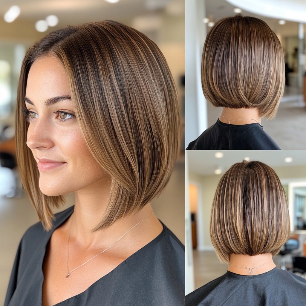 Warm Caramel Brunette Hair