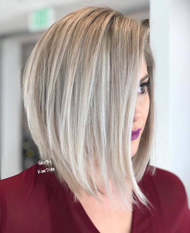 Angled Layered Razored Lob