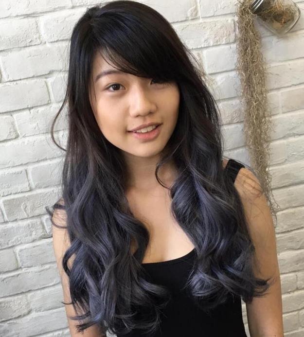 Ash Black Ombre Hair