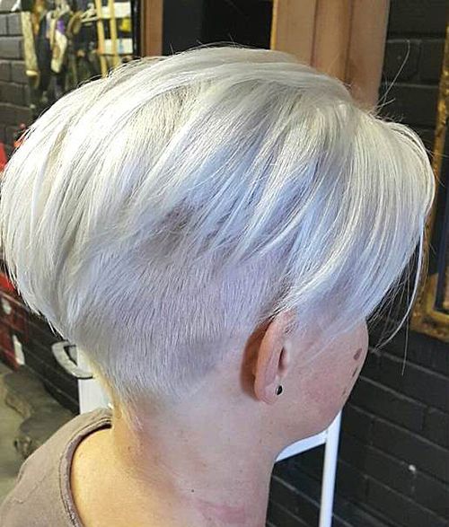 ash blonde undercut hairstyle for women