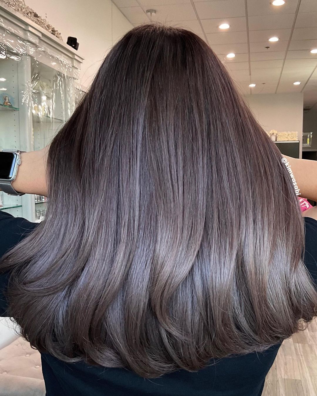 Ash Mushroom Brown Hair Color Trend