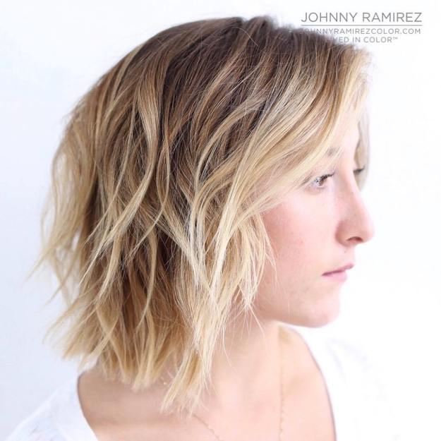 Blonde Balayage Shag