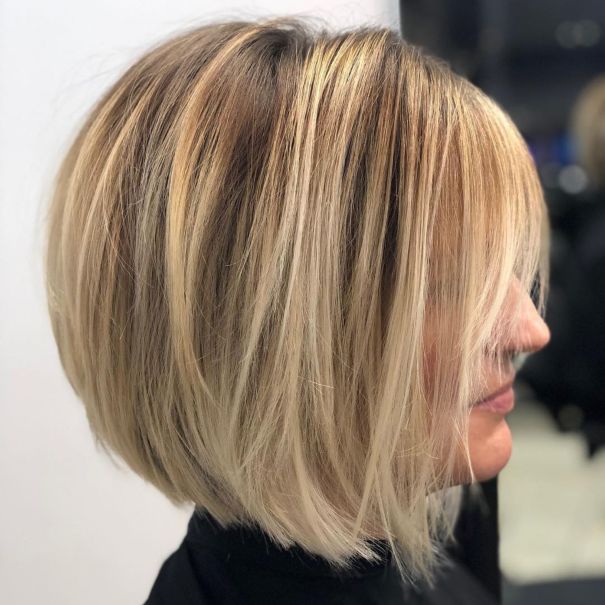 Bronde Layered Bob