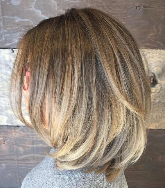 Bronde Ombre Balayage For Bob