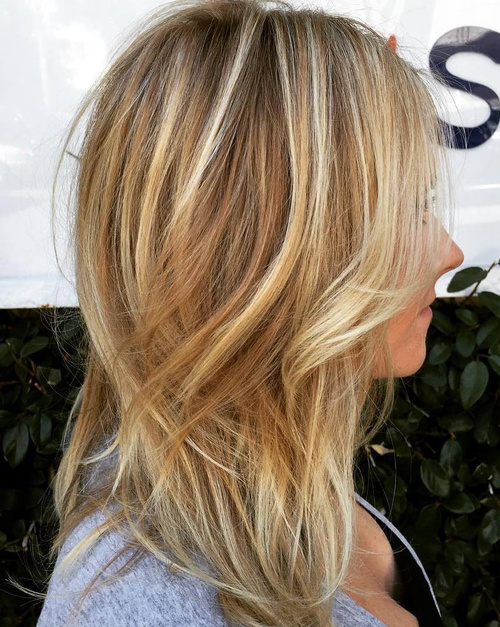 brown blonde balayage hair