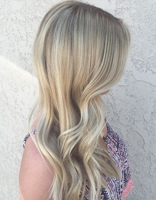 brown blonde balayage