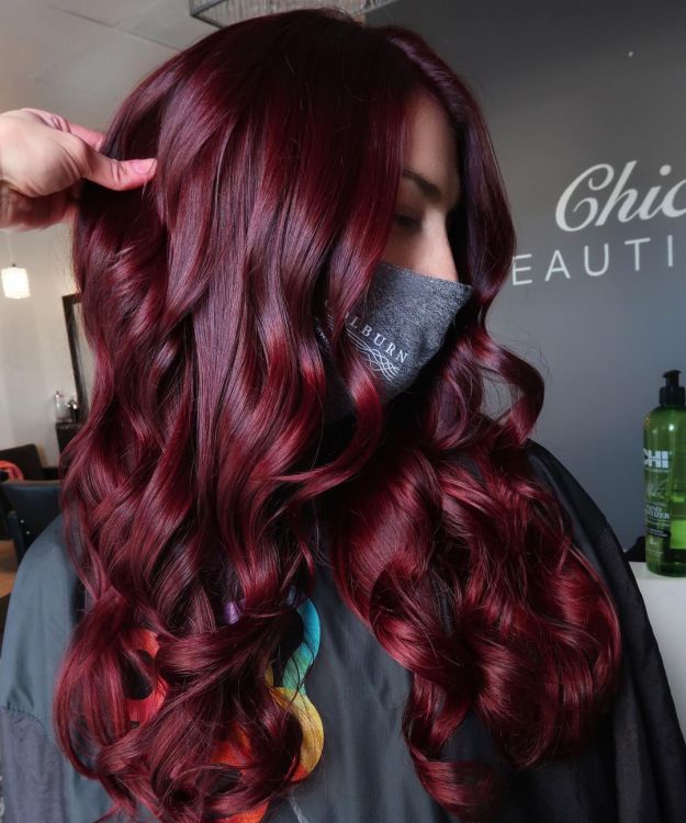 Burgundy Hair Color for Fall 2021